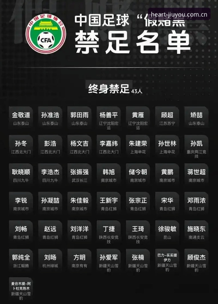 足协第三批禁足名单查询功能操作教程——九游官方下载数据检索实战